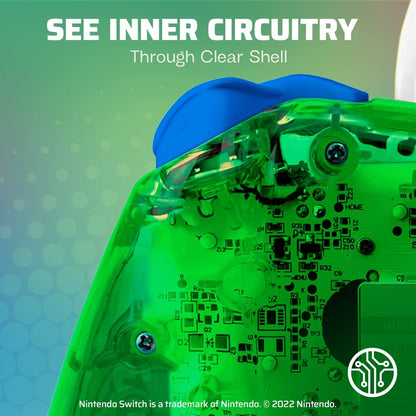 PDP Rock Candy Wired Gaming Switch Pro Controller - Official License Nintendo - OLED / Lite Compatible - Compact, Durable Travel Controller - Luigi