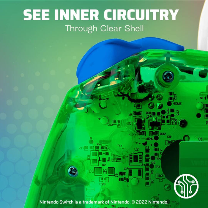 PDP Rock Candy Wired Gaming Switch Pro Controller - Official License Nintendo - OLED / Lite Compatible - Compact, Durable Travel Controller - Luigi