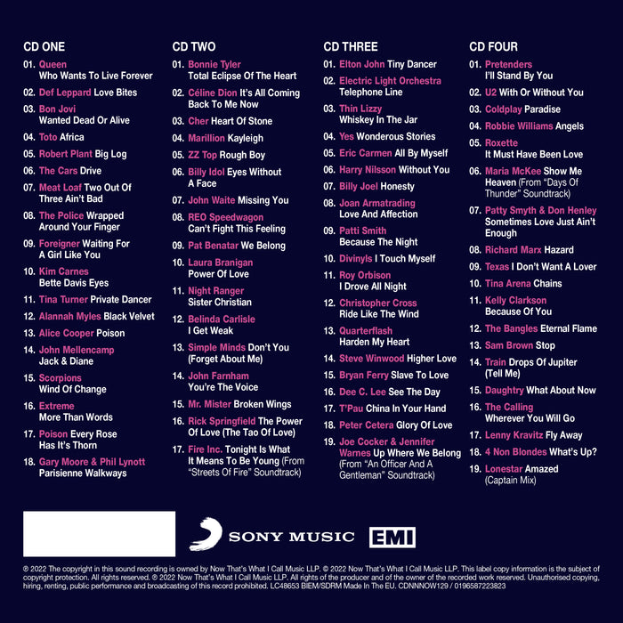 NOW That's What I Call Power Ballads: Total Eclipse of the Heart