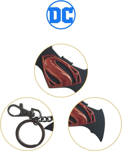 The Noble Collection Batman VS Superman Logo Schlüsselanhänger Einheitsgröße Mehrfarbig