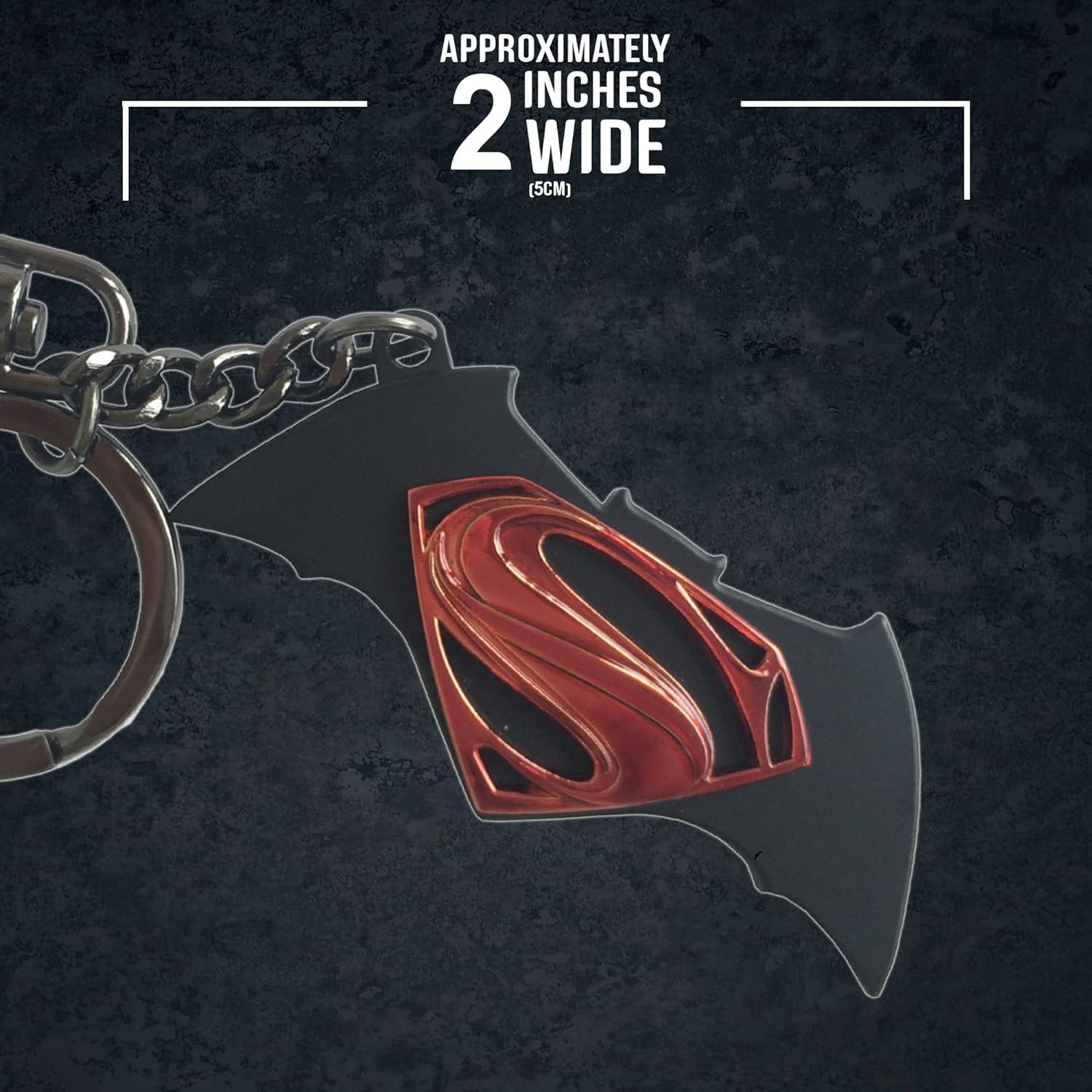 The Noble Collection Batman VS Superman Logo Schlüsselanhänger Einheitsgröße Mehrfarbig