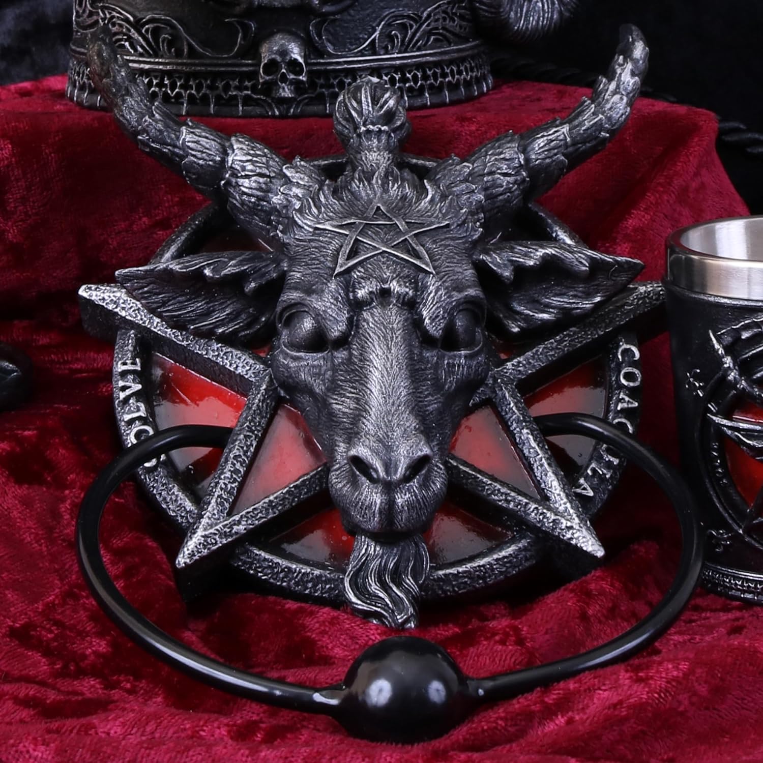 Baphomet Sabatic Goat Diety Door Knocker 20.5Cm