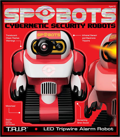 nsi international SpyBots T.R.I.P - security robot! Invisible motion sensors. Fun Boys gadget toys. Ideal christmas/birthday present. Suitable from 6 years. (68402)