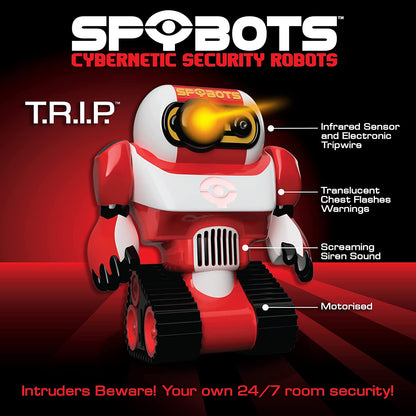 nsi international SpyBots T.R.I.P - security robot! Invisible motion sensors. Fun Boys gadget toys. Ideal christmas/birthday present. Suitable from 6 years. (68402)