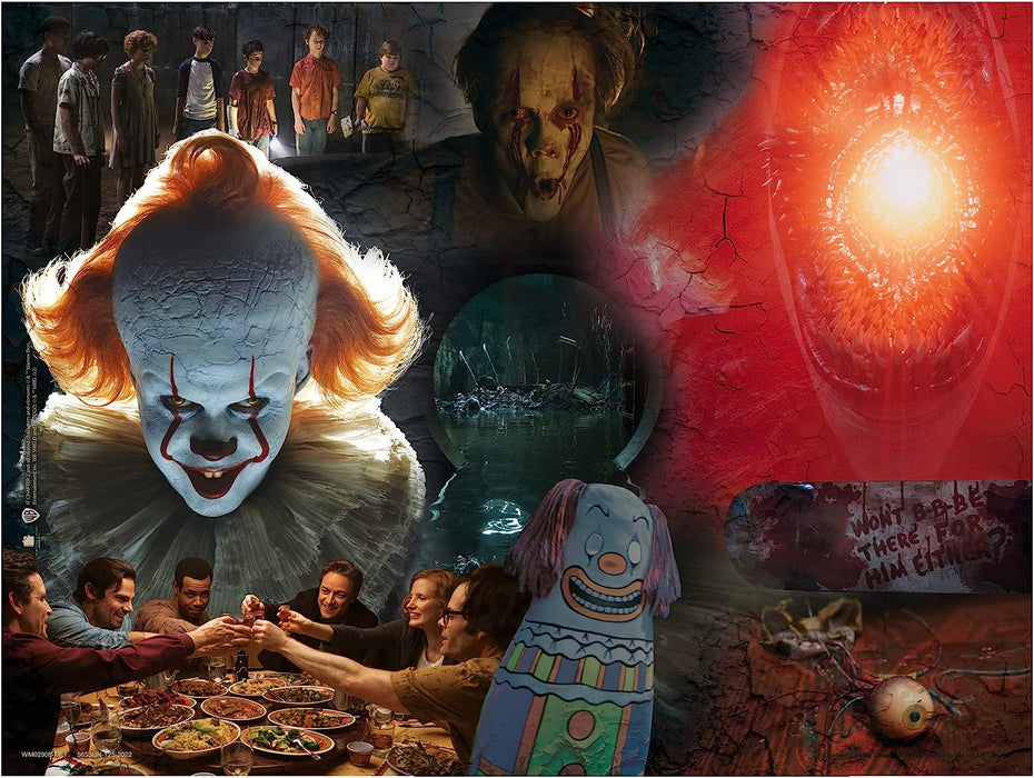 Winning Moves Stephen King's IT Chapter 2 1000-Piece Jigsaw Puzzle Game, Piece together Pennywise from Stephen King's IT, Horror Puzzle Game for adults, gift for ages 18 plus