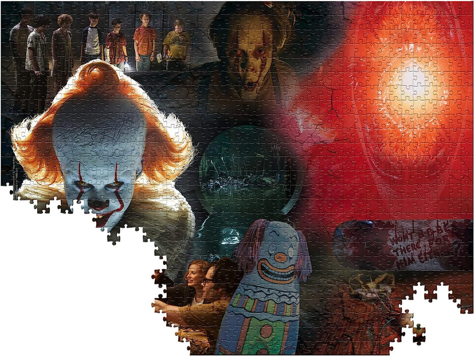 Winning Moves Stephen King's IT Chapter 2 1000-Piece Jigsaw Puzzle Game, Piece together Pennywise from Stephen King's IT, Horror Puzzle Game for adults, gift for ages 18 plus