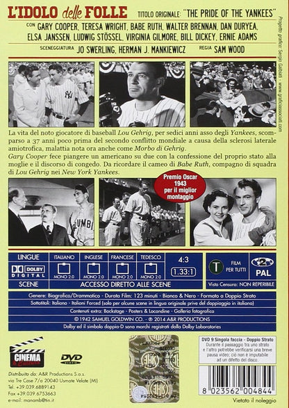 l'idolo delle folle dvd Italian Import