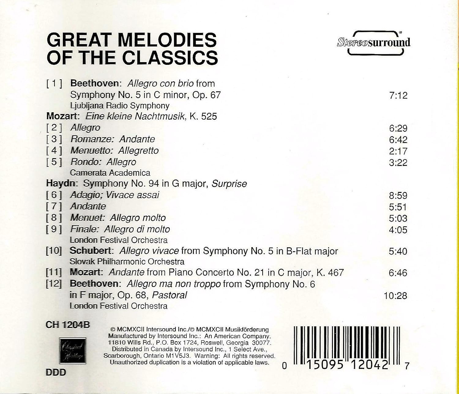 Great Melodies of the Classics