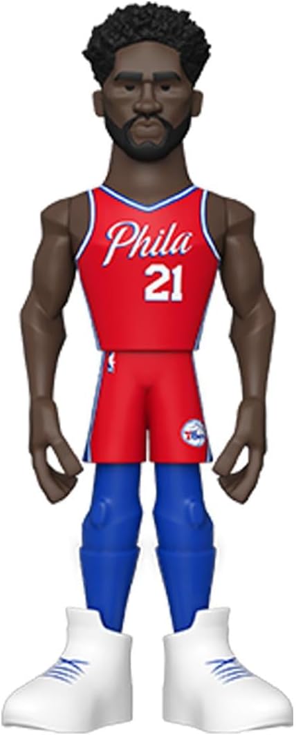 Funko Pop! Gold NBA: Sixers - Joel Embiid 5" with Chase (Styles May Vary)