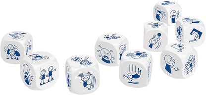 Asmodee Asmrsc102ml1 Geschichte Cubes: Aktionen-Deutsch, blau