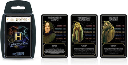 Top Trumps Harry Potter Heroes of Hogwarts Specials Card Game, play with Harry, Ron, Hermione, Dumbledore, McGonagall, Snape and Slughorn, educational gifts and Toys for Boys and Girls Aged 6 plus