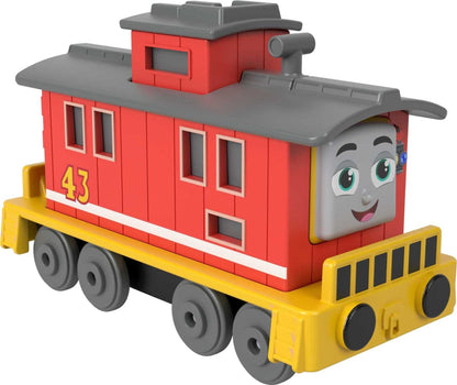 Thomas & Friends Fisher-Price Brake Car Bruno Push-Along die-cast Toy Train Engine for Preschool Kids Ages 3 Years and Older