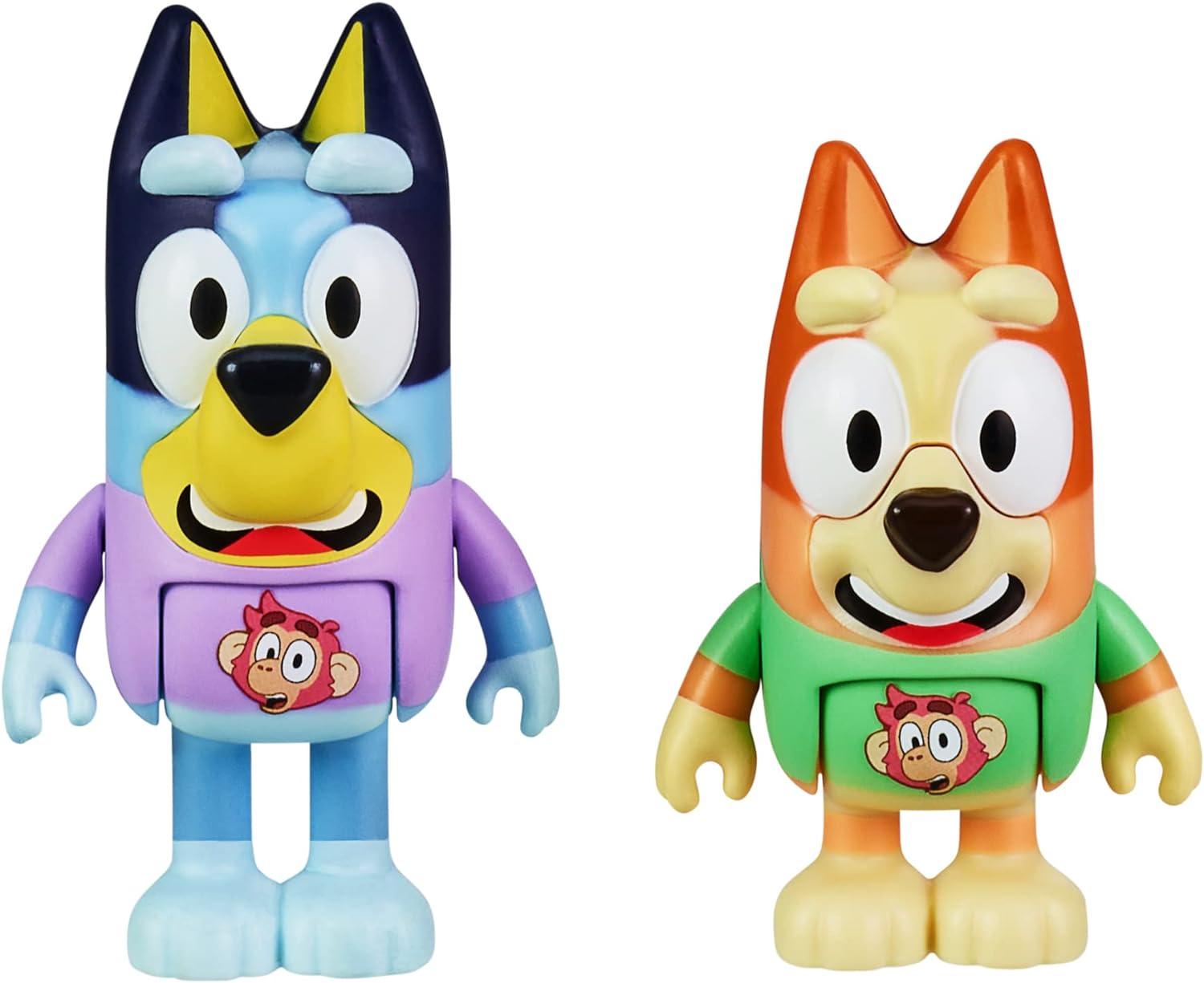 Bluey Town Bus Vehicle Playset and Official Figures Pack, with two and Bingo Collectable 2.5-3" Action Figures and Bus Pass & Heeler Family 4WD Vehicle Playset: Official Collectable Car + Heeler Family 4WD Vehicle Playset