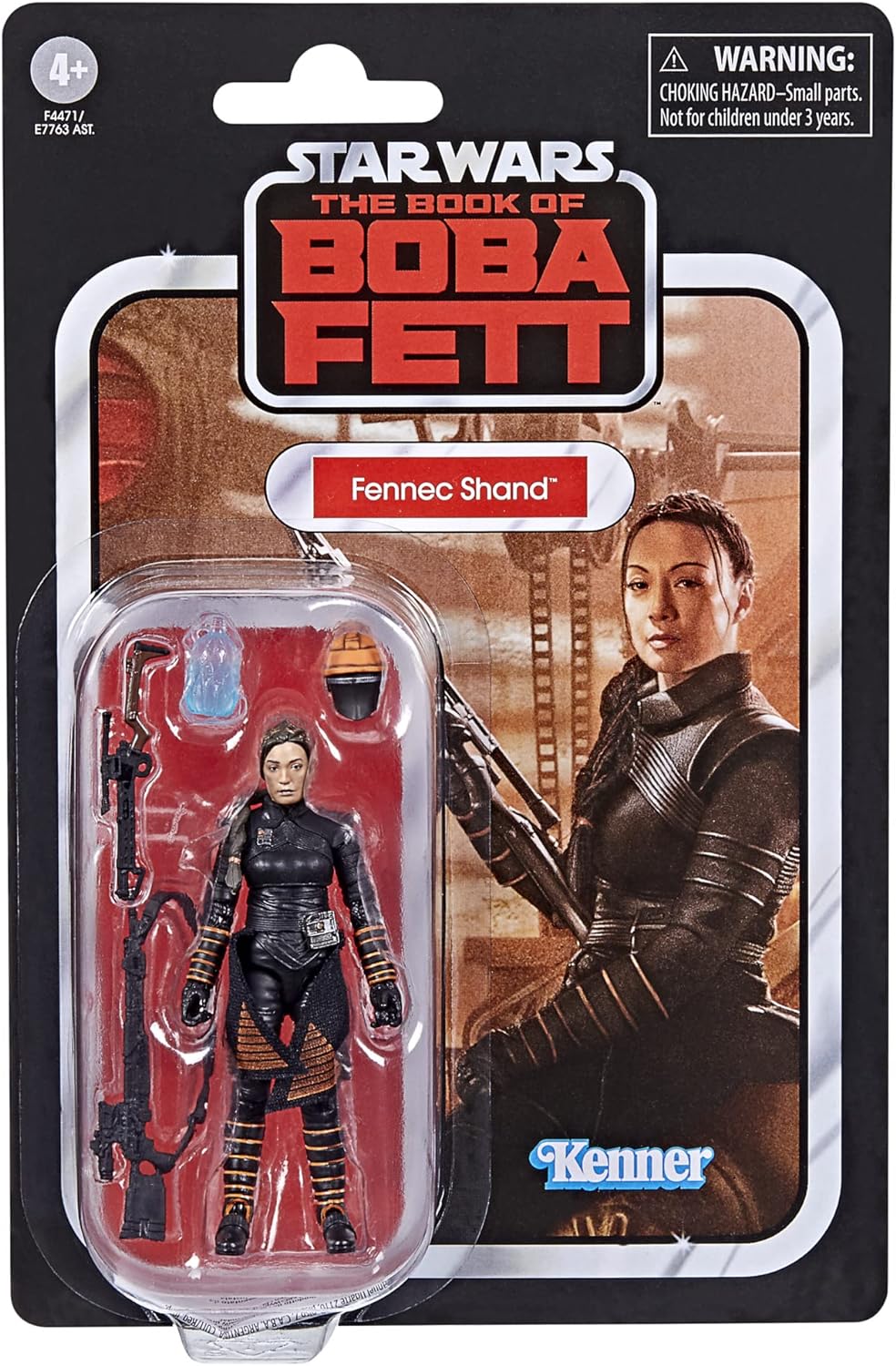 Star Wars Hasbro colección Vintage - Juguete de Fennec Shand a Escala de 9,5 cm The Book of Boba Fett Figura de acción - Edad: 4+ (F4471