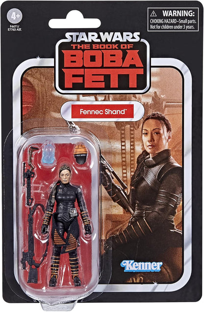 Star Wars Hasbro colección Vintage - Juguete de Fennec Shand a Escala de 9,5 cm The Book of Boba Fett Figura de acción - Edad: 4+ (F4471