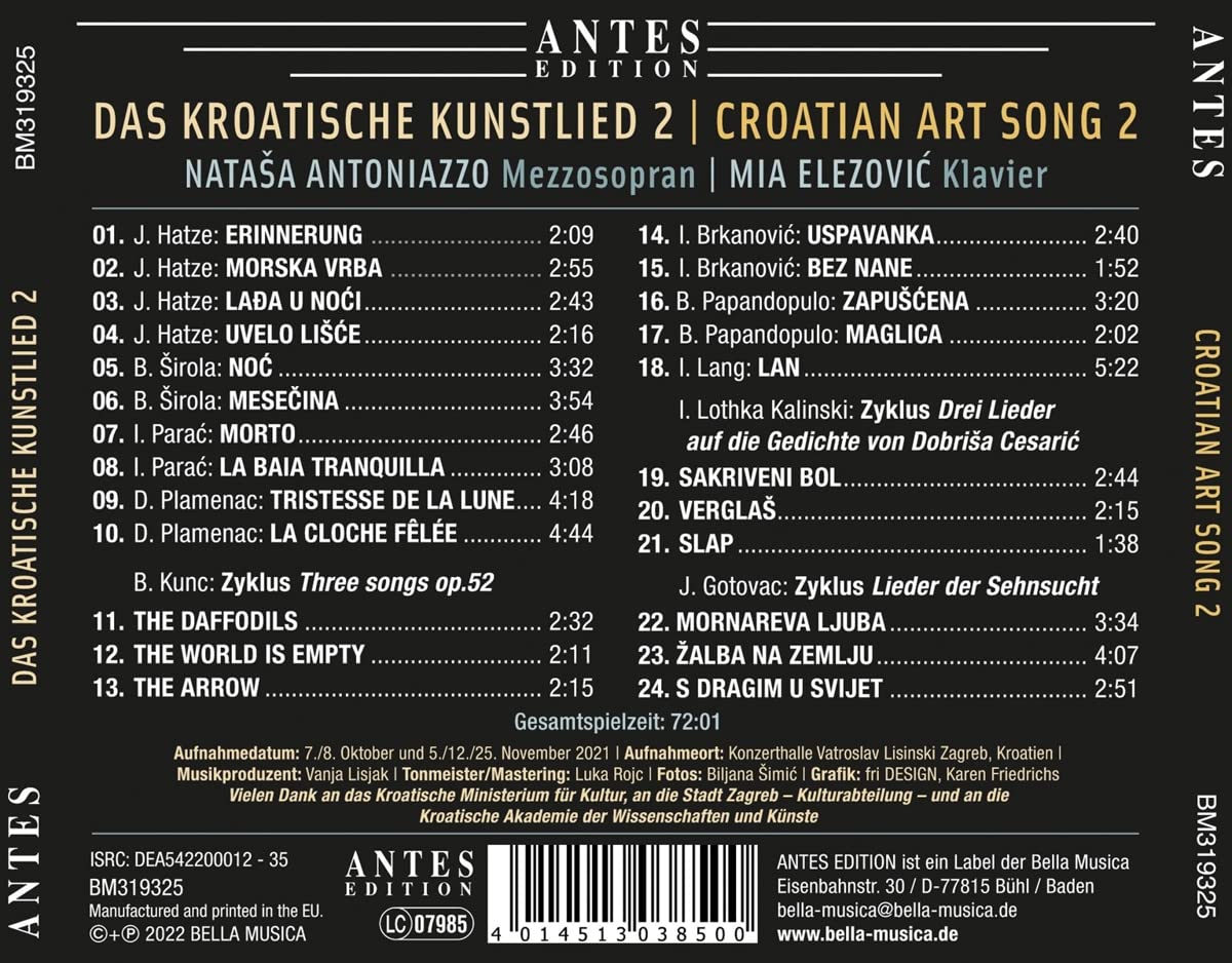 Croatian Art Song 2