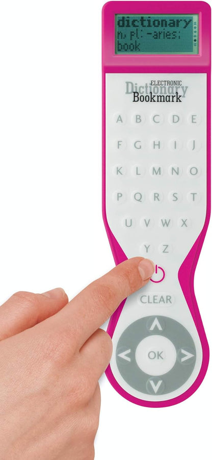 IF 45201 English UK Electronic Dictionary Bookmark - White & 45203 Electronic Dictionary Bookmark - Pink