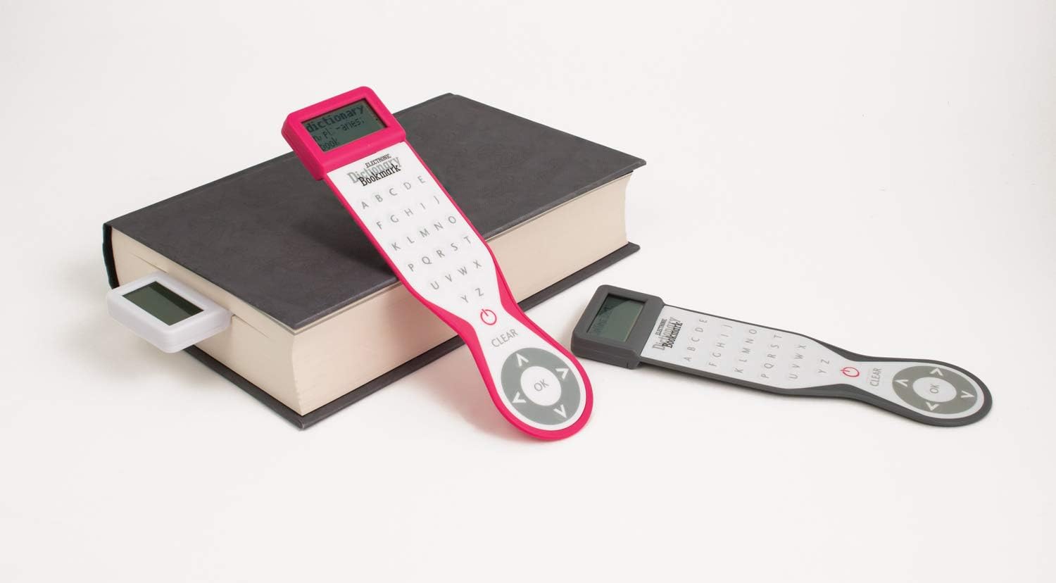 IF 45201 English UK Electronic Dictionary Bookmark - White & 45203 Electronic Dictionary Bookmark - Pink