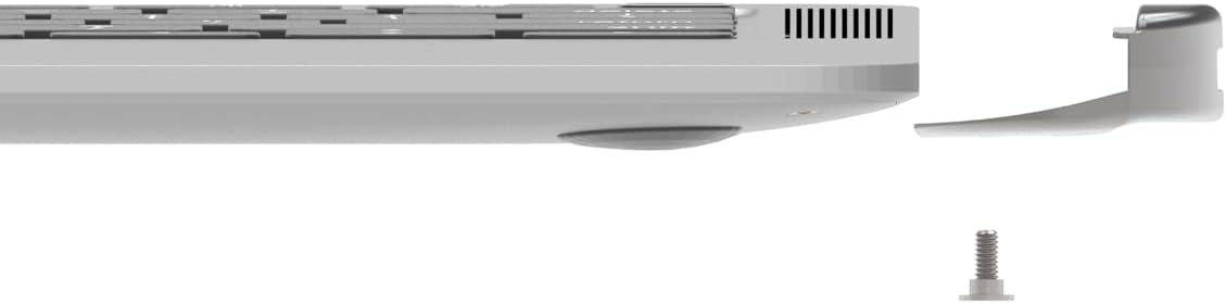 LEDGE FOR MACBOOK AIR 2019-2022 WITH KEYED CABLE LOCK