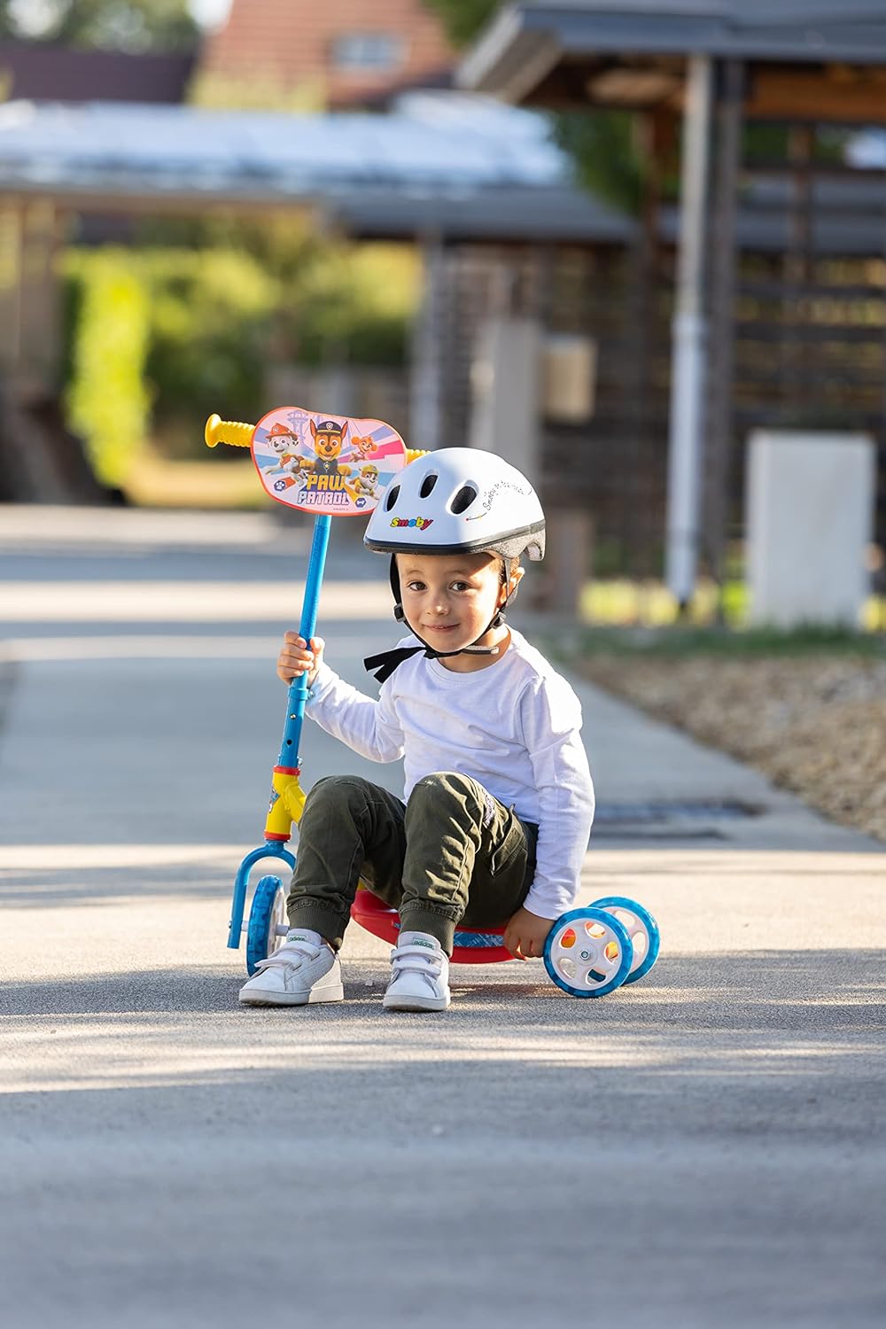 Smoby - Paw Patrol Scooter - 3 Wheel Scooter, Height-Adjustable Handlebars, Sturdy Metal Frame, Easy Transport, for Children from 3 Years, Colourful (7600750190