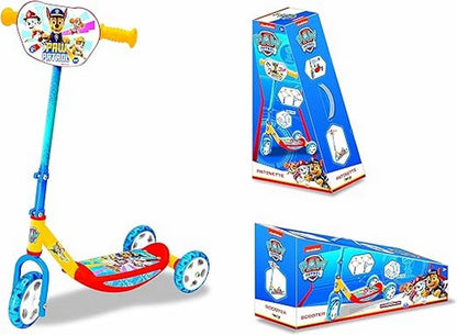 Smoby - Paw Patrol Scooter - 3 Wheel Scooter, Height-Adjustable Handlebars, Sturdy Metal Frame, Easy Transport, for Children from 3 Years, Colourful (7600750190