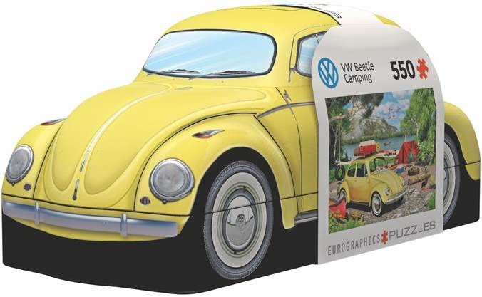 VW Beetle Camping Tin (Puzzle