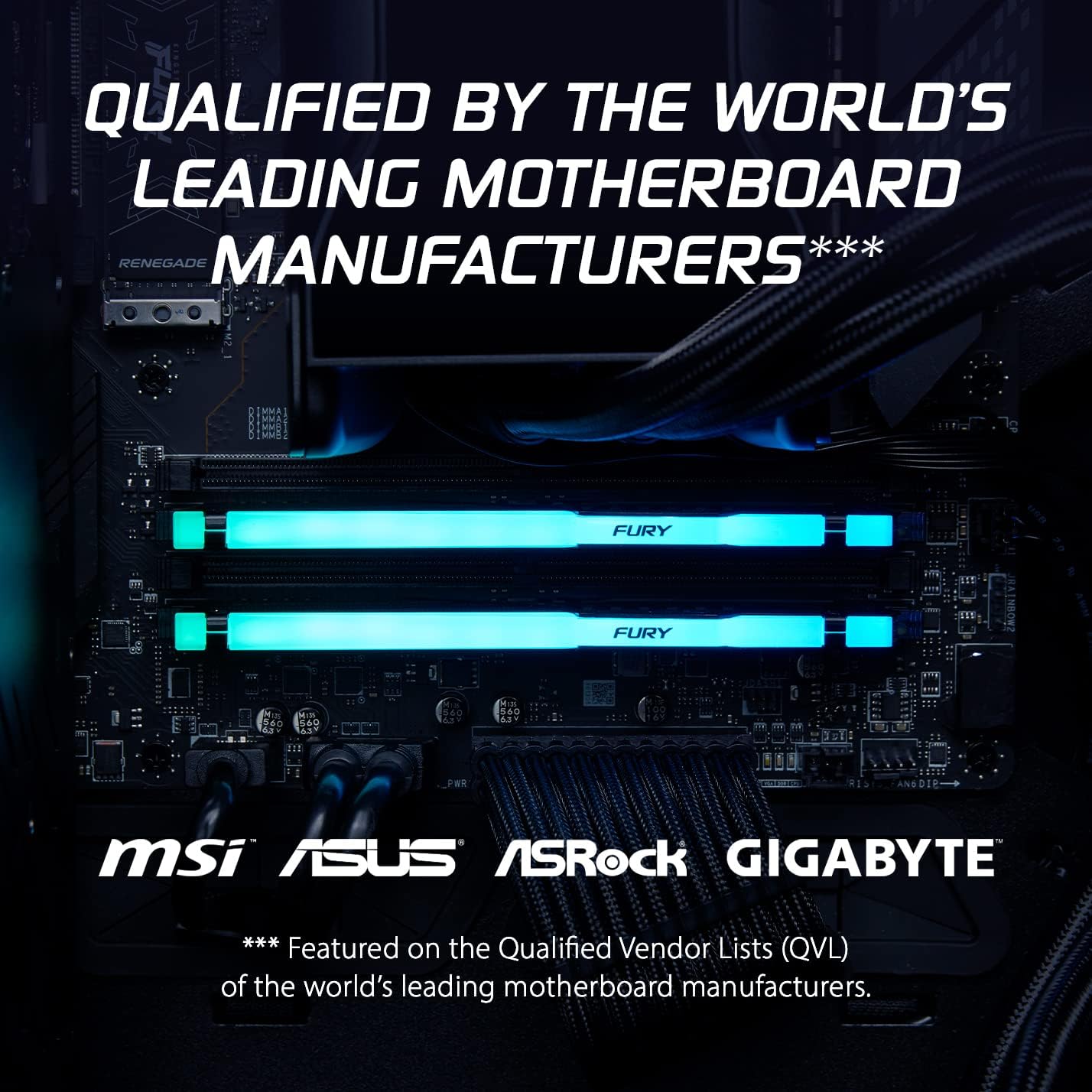 Kingston Fury Beast DDR5 RGB 64GB (2x32GB) 5600MT/s DDR5 CL40 DIMM Desktop Gaming Memory Kit of 2 - KF556C40BBAK2-64 Black 64GB Kit of 2 5600MT/s