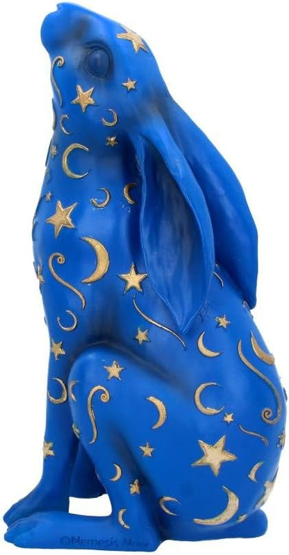 Nemesis Now Lepus Hare Figurine, Blue, 26cm