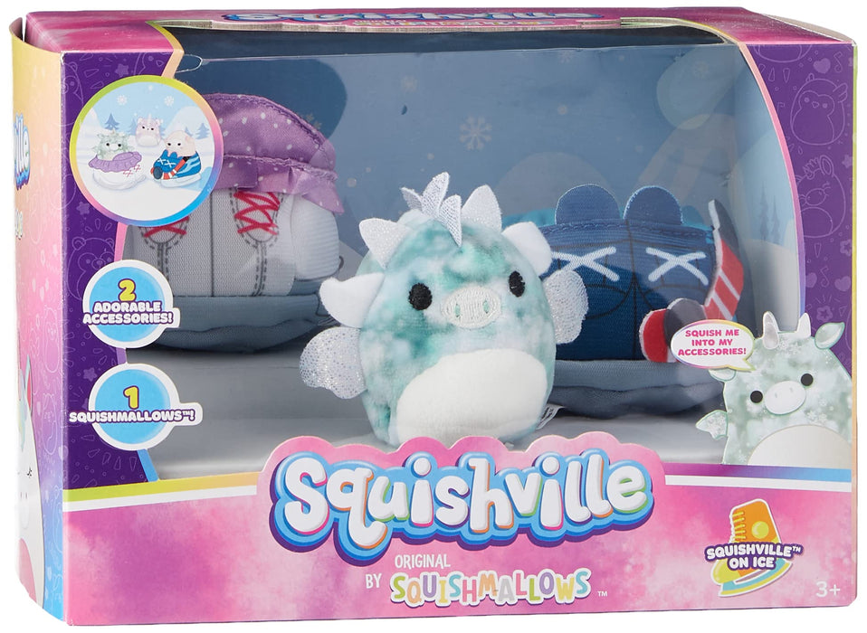 Squishville SQM0318 Ice Accessory Set Plush Toys for Kids, Multicolor, 2 Inch Squishville on Ice
