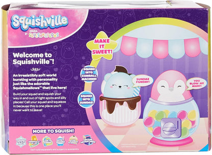 Squishville SQM0320 Sweet Snacks Accessory set Set-2-Inch Plush Toys for Kids, Multi