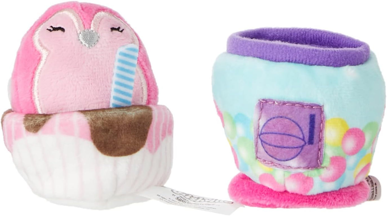 Squishville SQM0320 Sweet Snacks Accessory set Set-2-Inch Plush Toys for Kids, Multi