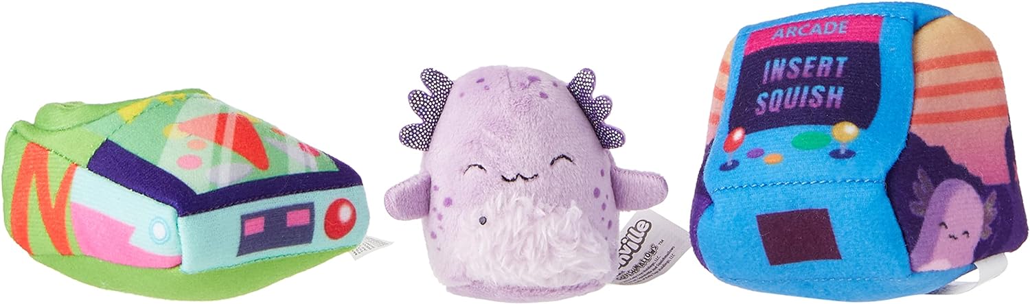 Squishville SQM0322 Arcade Adventure set Set-2-Inch Plush and Accessories-Toys for Kids, Multi