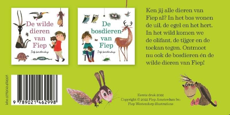 Uitdeelboekjes van Fiep Westendorp: De bosdieren van Fiep & De wilde dieren van Fiep