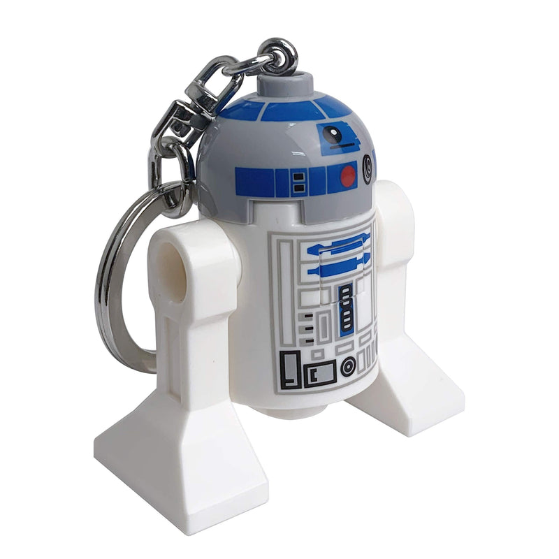 IQ Lego Star Wars Portachiavi con torcia e LED - figura da 76 mm - 2 batterie CR2025 incluse