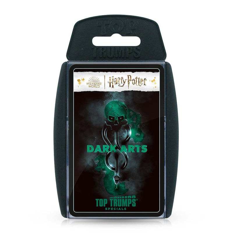 Top Trumps Harry Potter Dark Magic Specials Card Game, Play with Voldemort, Bellatrix Lestrange, Barty Crouch Jr and Draco Malfoy, Educational for 2 plus players makes a great gift for ages 6 plus