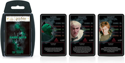 Top Trumps Harry Potter Dark Magic Specials Card Game, Play with Voldemort, Bellatrix Lestrange, Barty Crouch Jr and Draco Malfoy, Educational for 2 plus players makes a great gift for ages 6 plus