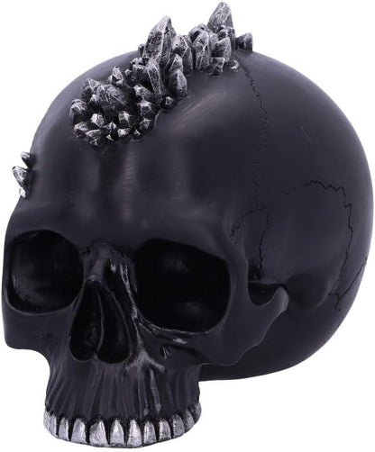 Nemesis Now Cave Small Dragon Hiding Within a Crystal Skull, Polyresin, Black, 16.5cm