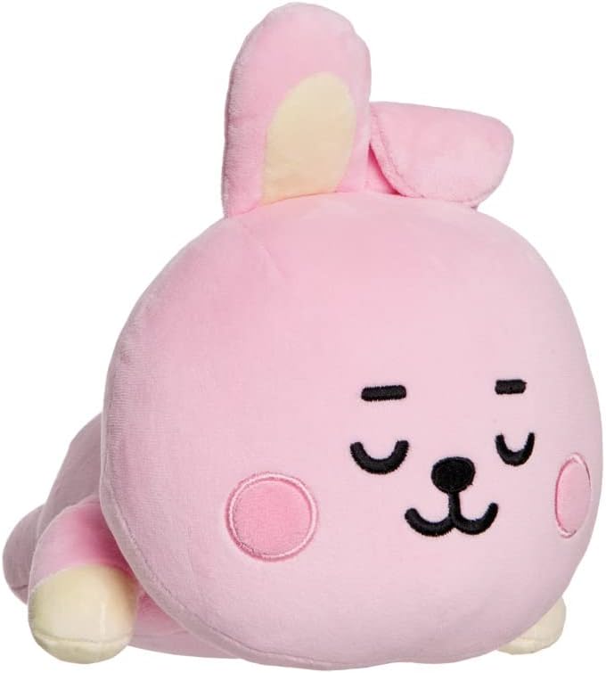 AURORA 61443, BT21 Official Merchandise, COOKY Baby Mini Pillow Cushion, Soft Toy, Pink