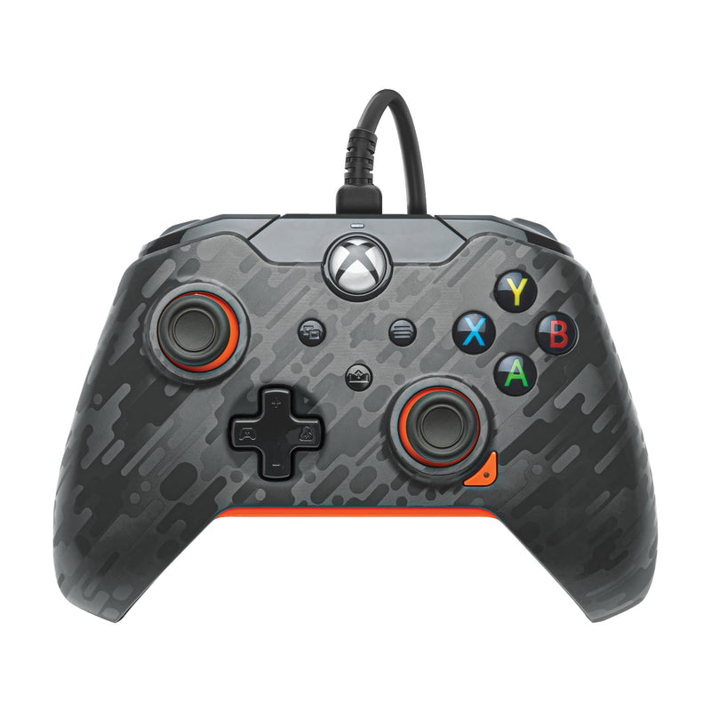 PDP Officially Licensed Microsoft: Wired Controller - Atomic Carbon + 1 Month Xbox Live (Xbox Series X/S