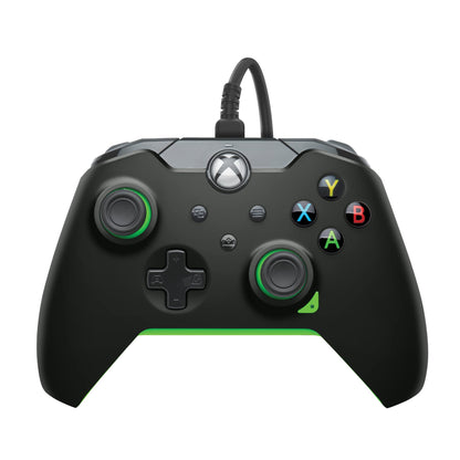 PDP Wired Controller Neon Black for XBOX Series X|S, Gamepad, Wired Video Game Controller, Gaming Controller, XBOX One, Officially Licensed - XBOX Series X