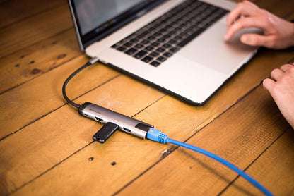 Verbatim 49141 USB-C Multiport Hub - USB 3.0 | HDMI | Gigabit Ethernet, Silver