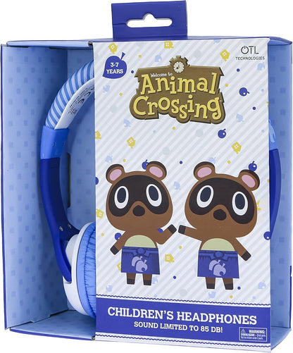 OTL Technologies Kids Headphones - Animal Crossing Timmy and Tommy Wired Headphones Blue