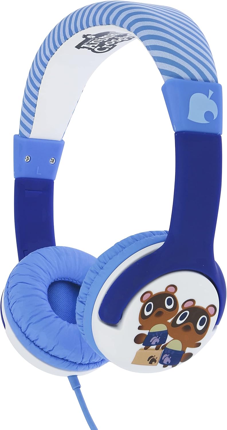OTL Technologies Kids Headphones - Animal Crossing Timmy and Tommy Wired Headphones Blue