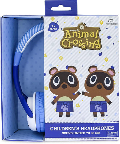 OTL Technologies Kids Headphones - Animal Crossing Timmy and Tommy Wired Headphones Blue
