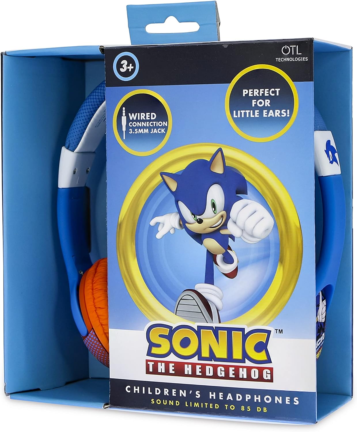 OTL Technologies SH0911 Kids Wired Headphones - Sonic the Hedgehog Kids Blue