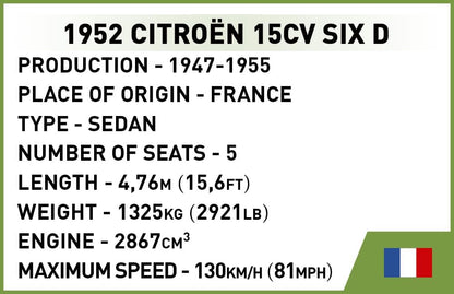 COBI Citroën 15 CV SIX D (COBI-2267)