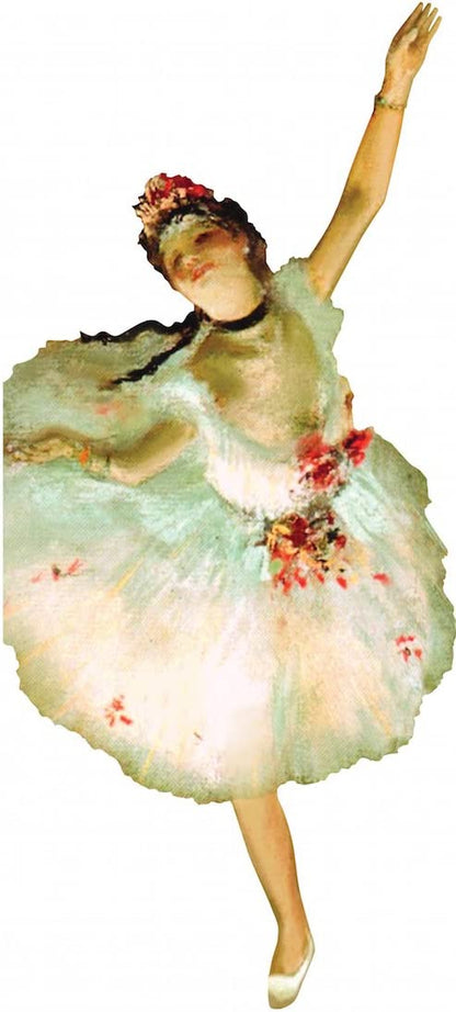 Degas Ballerina Quotable Notable - Greeting Card And Sticker Sheet - [Dutch Import]