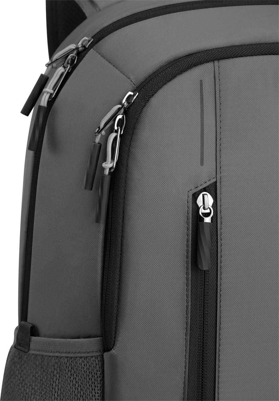Dell CP4523G Ecoloop Urban Mochila, hasta 15 pulgadas, asa de transporte superior, correas de hombro curvas, gris