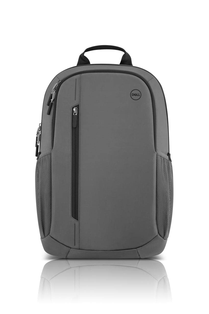 Dell CP4523G Ecoloop Urban Mochila, hasta 15 pulgadas, asa de transporte superior, correas de hombro curvas, gris