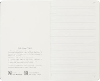 Moleskine Smart Cahier Journals Set of 2 Digital Cahiers with Lined Pages, Pen + Compatible, Cardboard Cover, Large 13 x 21 cm, Black, 80 Pages
